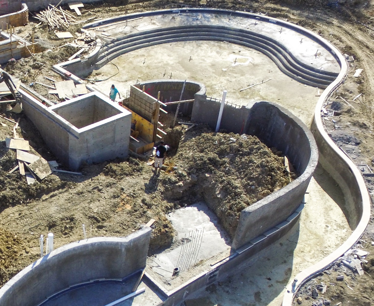 Pool A.R.T. construction